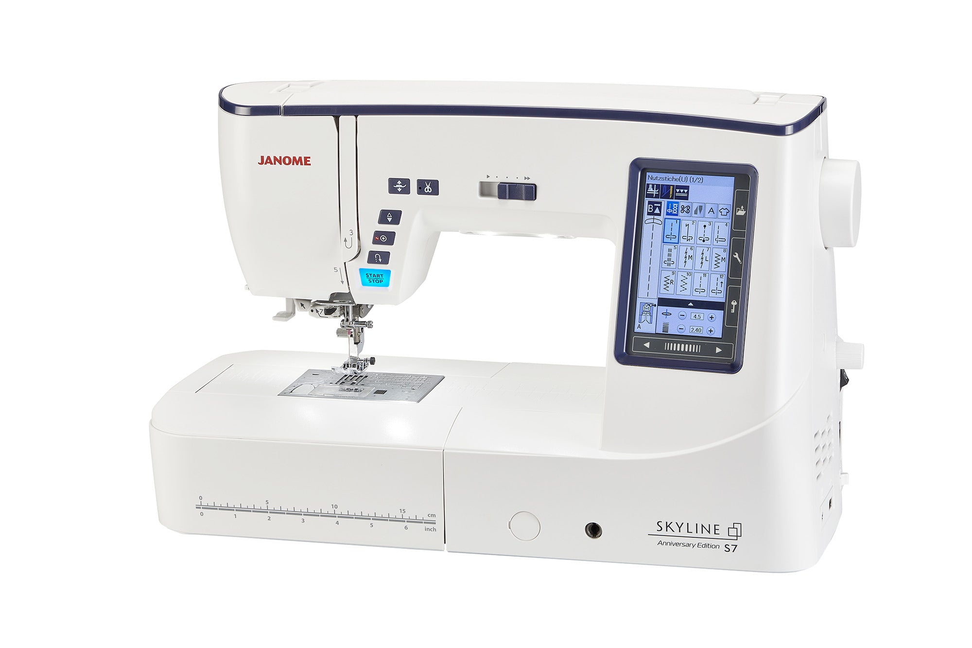 Janome Skyline S7 10th Anniversary Edition Sewing Machine with Holiday Gift Package