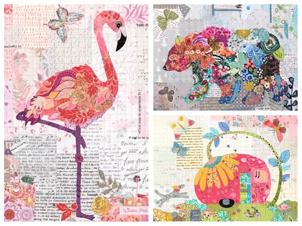 Fiberworks Teeny Tiny Collage Pattern Collection Group #3 LHFW-TT3
