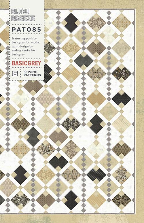 Moda Fabrics BasicGrey Bijou Breeze Quilting Pattern BG-PAT085