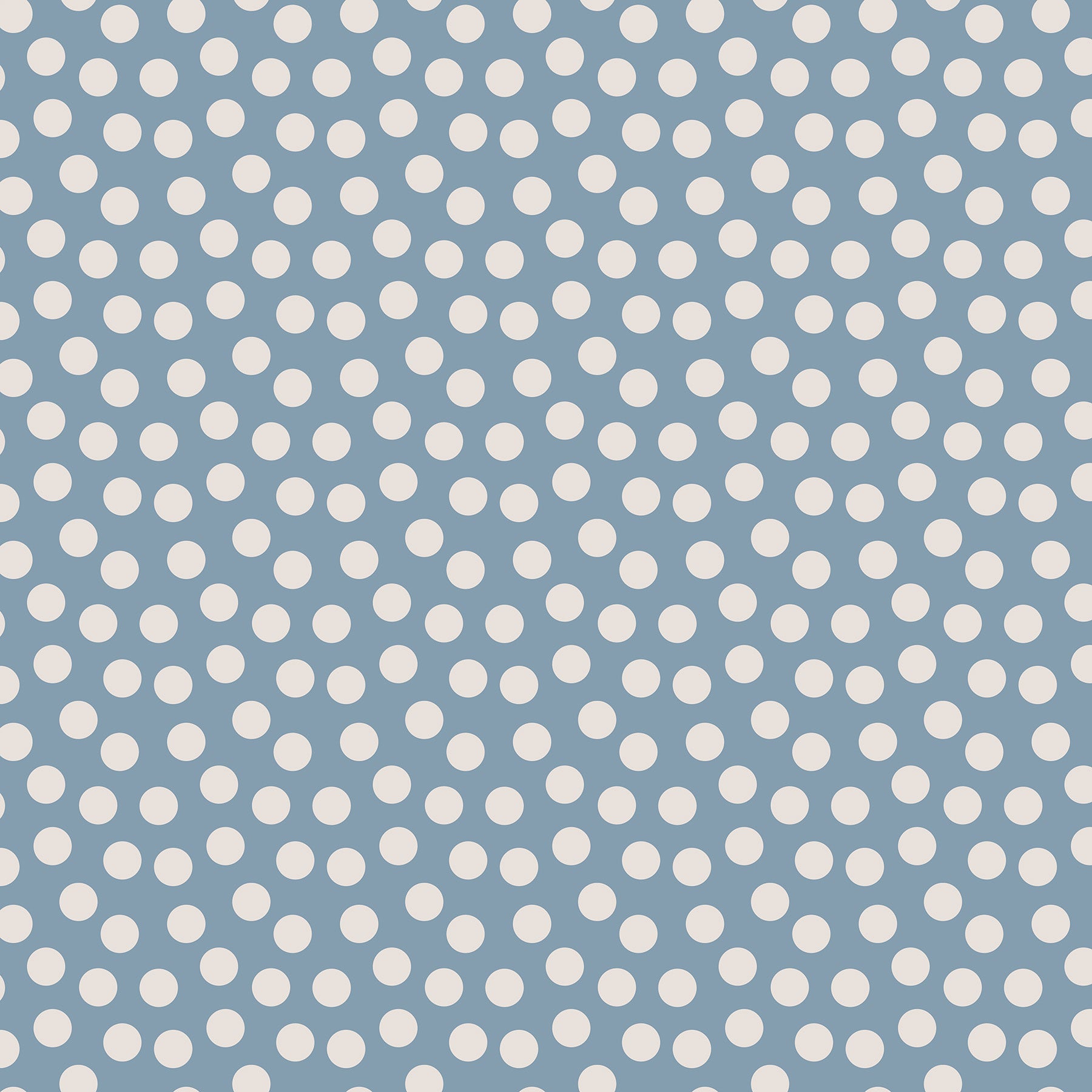 Fabric FIGO Blue Ball Always By My Side by the Quarter Yard 91330-41