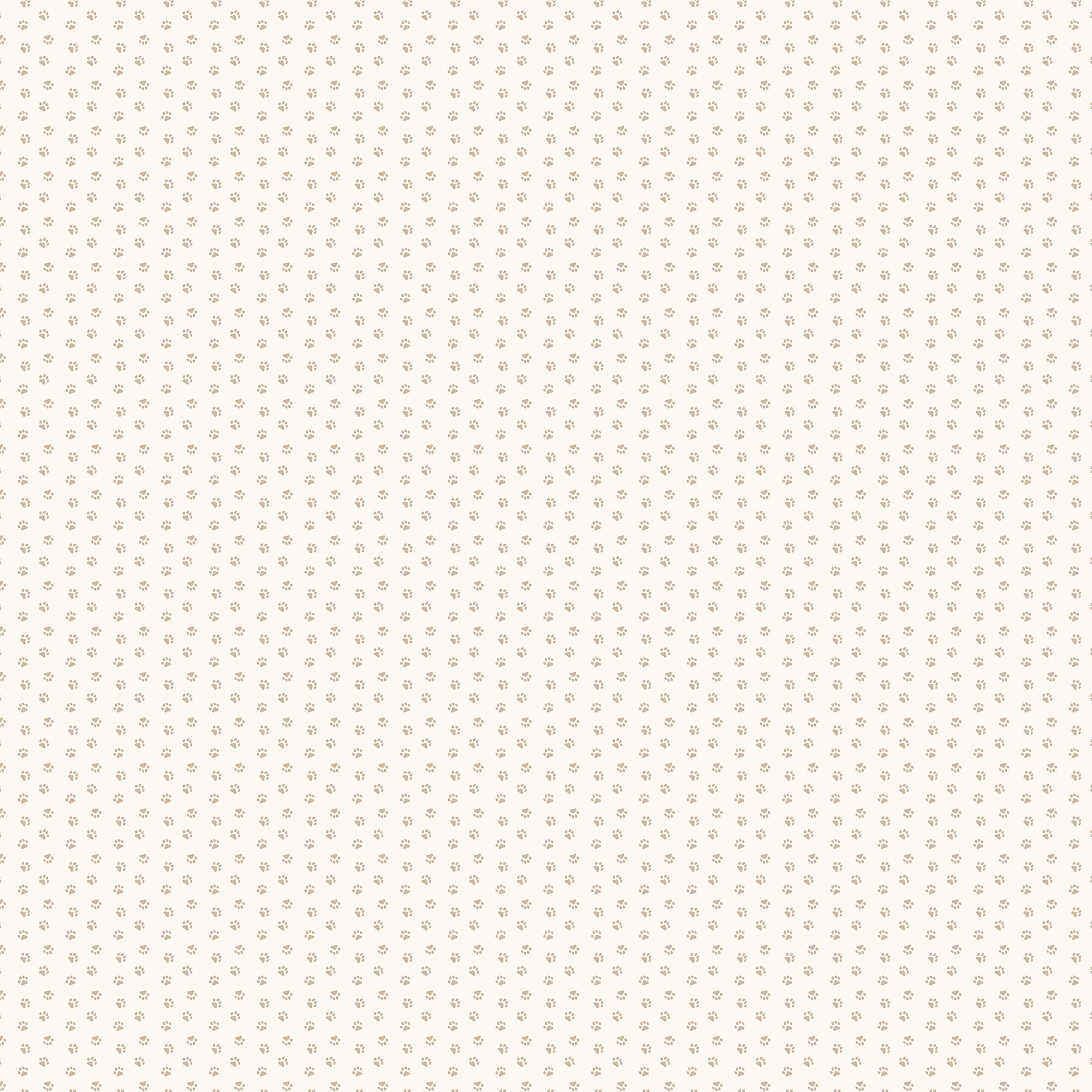 Fabric FIGO Cream Paws Always By My Side by the Quarter Yard 91332-11