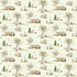 Fabric FIGO Green Scene Story Book by the Quarter Yard 91334-70