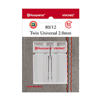Husqvarna Viking Twin Machine Needle universal 2.0mm 80/12