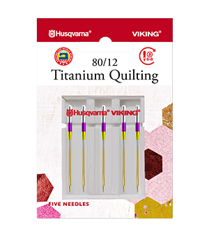 Husqvarna Viking 5pk Titanium Quilting Needles