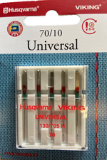 Husqvarna Viking Universal Needles 70/10 5pk