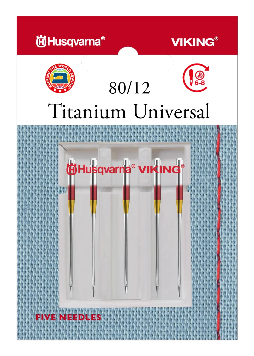 Husqvarna Viking Titanium Universal Needle 80/12