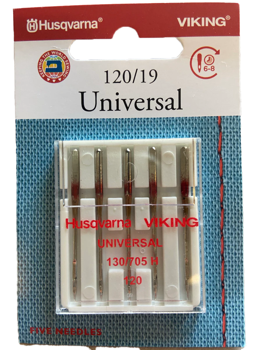 Husqvarna Viking Universal Needles 120/19 5pk