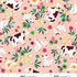Fabric Studio E Woodland Pink Farm Animals The G.O.A.T. by the Quarter Yard 9253-22
