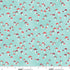 Fabric Studio E Forget-Me-Not Blue Mushrooms The G.O.A.T. by the Quarter Yard 9256-11