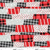 Fabric Studio E Red Patchwork The Cool Club by the Quarter Yard 9329-85