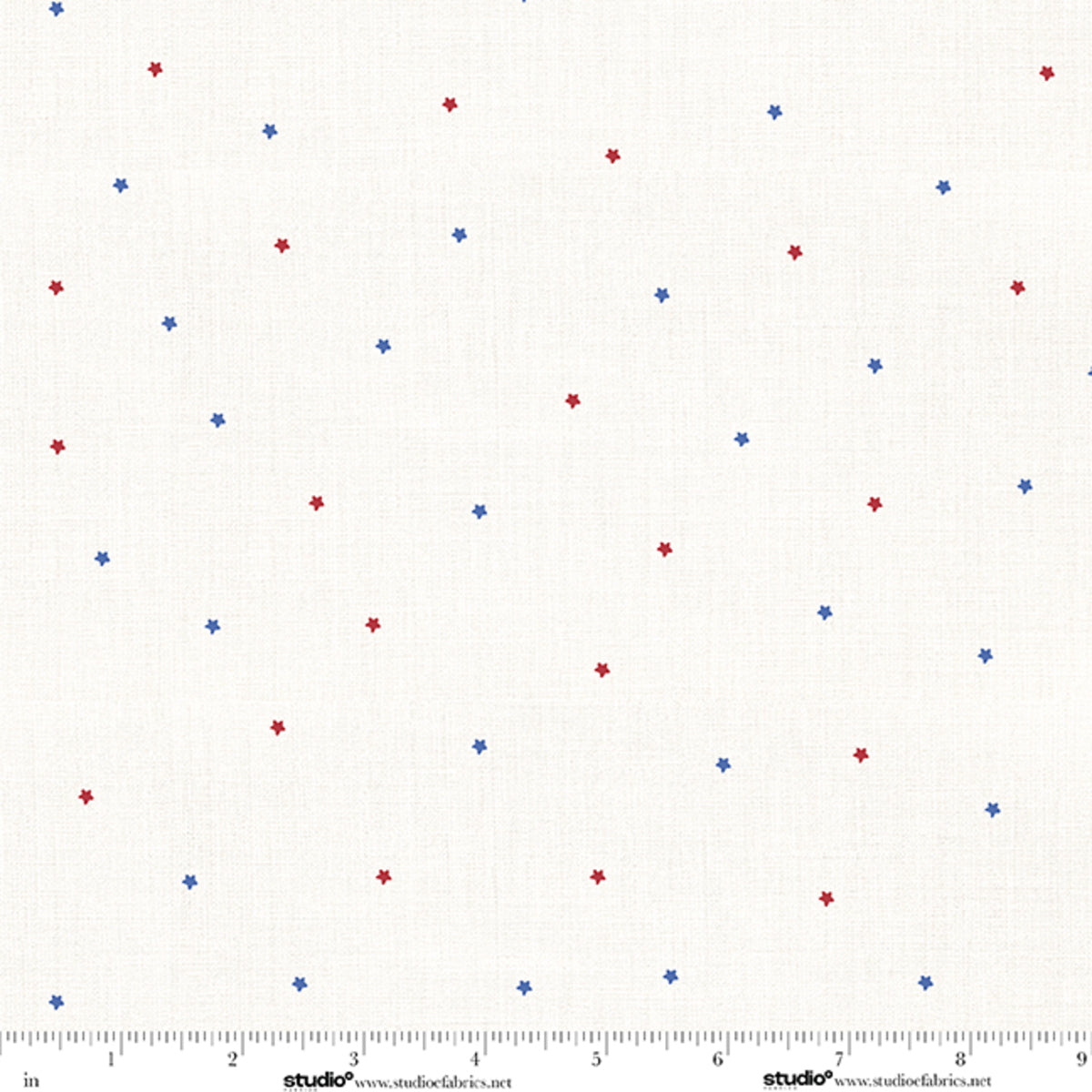 Fabric Studio E Patriotic Teeny Tiny Stars Stars & Stripes by the Quarter Yard 9350-103