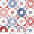 Fabric Studio E Patriotic Octagon Patchwork Stars & Stripes by the Quarter Yard 9351-103