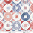 Fabric Studio E Patriotic Octagon Patchwork in Minky Stars & Stripes by the Quarter Yard 9376MK-103