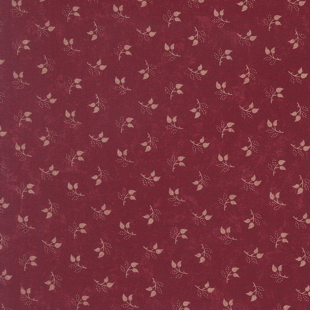 Fabric Moda Rose Leaf Duo Honeysuckle Farm by the Quarter Yard 9857-13