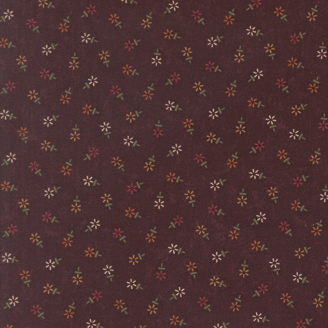 Fabric Moda Periwinkle Strawflowers Honeysuckle Farm by the Quarter Yard 9858-16