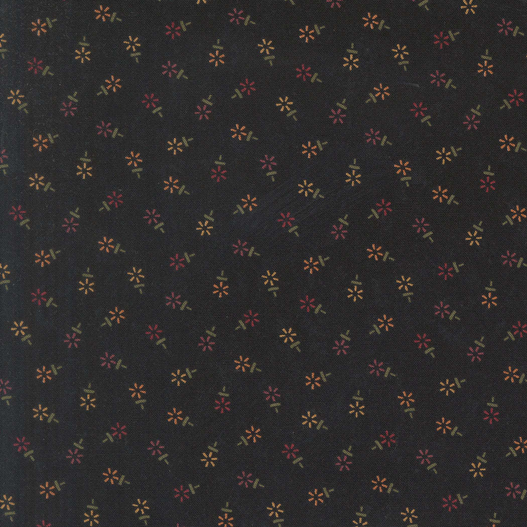 Fabric Moda Mulch Strawflowers Honeysuckle Farm by the Quarter Yard 9858-19