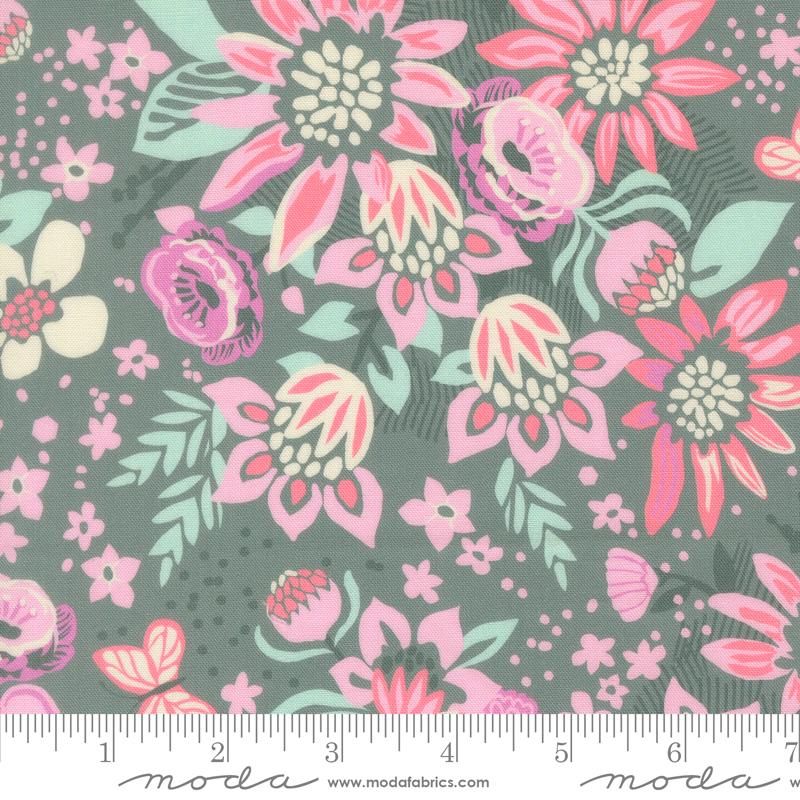 Fabric Moda Fog Floret Floriori by the Quarter Yard 27350-15