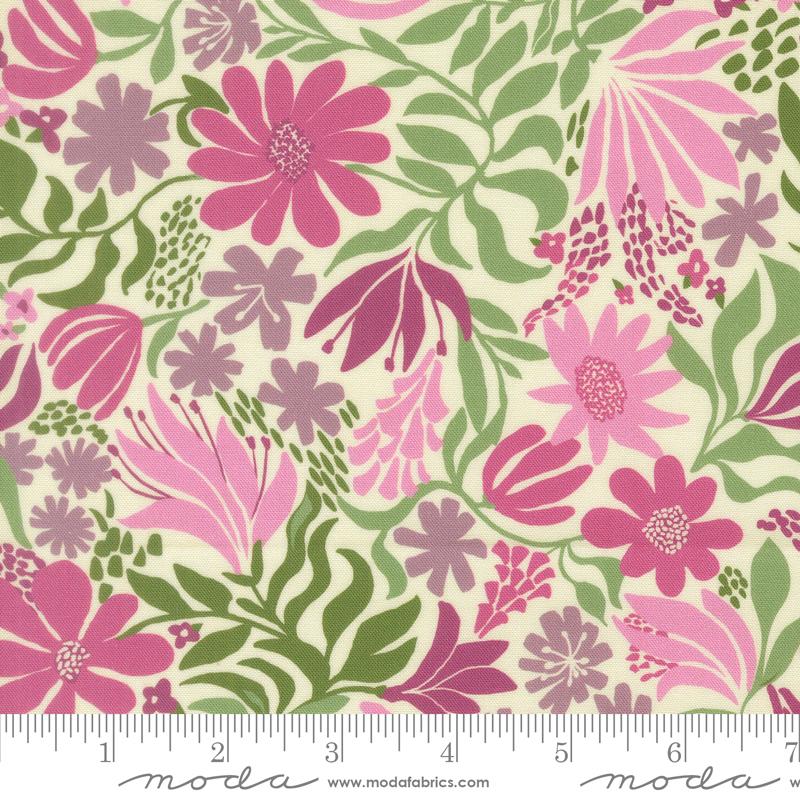 Fabric Moda Lilac Meadow Floriori by the Quarter Yard 27351-13