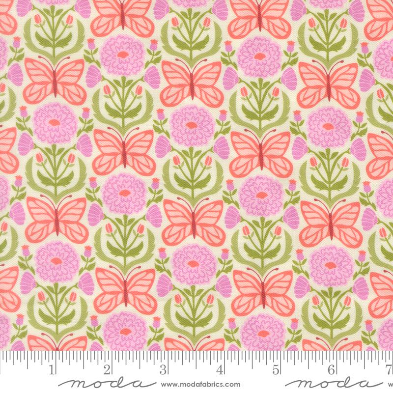 Fabric Moda Rose Mariposa Floriori by the Quarter Yard 27352-11