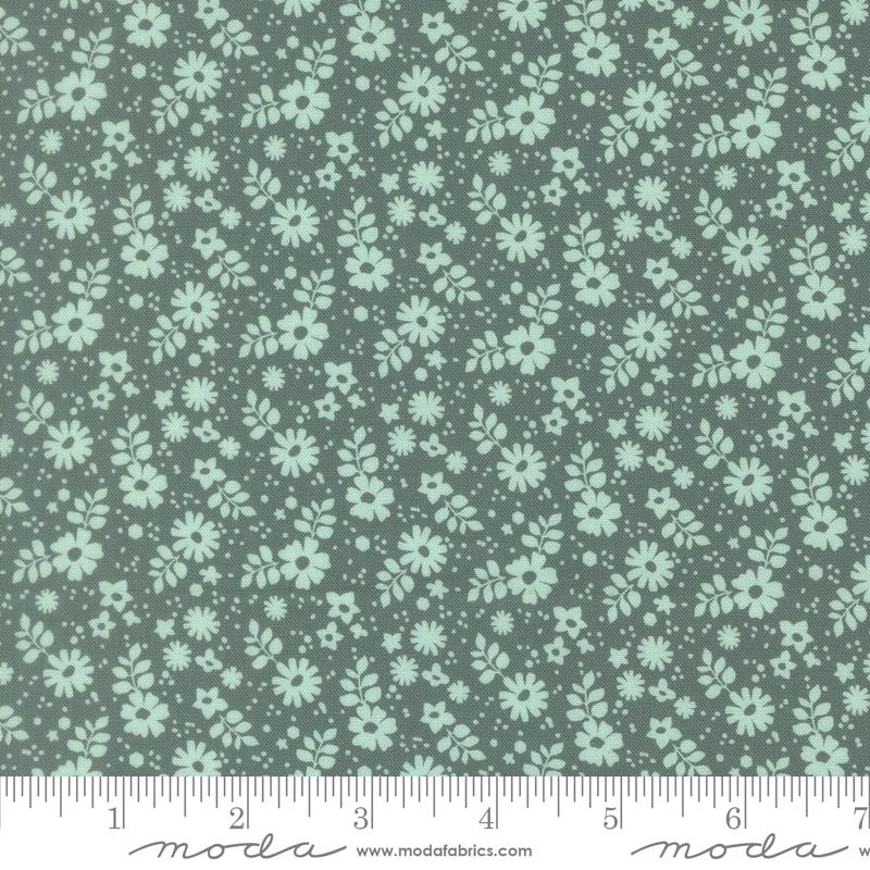 Fabric Moda Fog Petaline Floriori by the Quarter Yard 27355-17