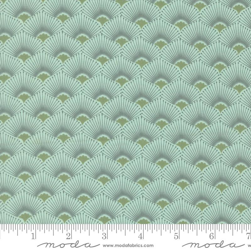 Fabric Moda Mint Mimosa Floriori by the Quarter Yard 27356-14