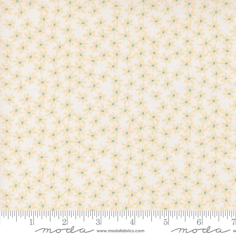 Fabric Moda Yellow Daisy Chain Bonbon Jar by the Quarter Yard 18279-11