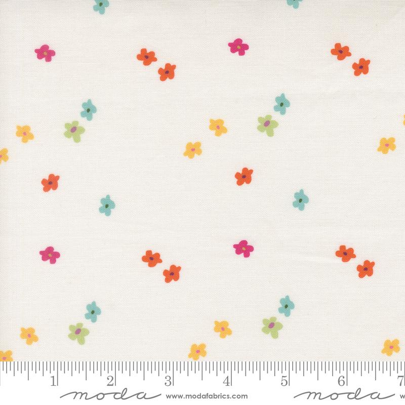 Fabric Moda Multi Pretty Posy Bonbon Jar by the Quarter Yard 18280-11