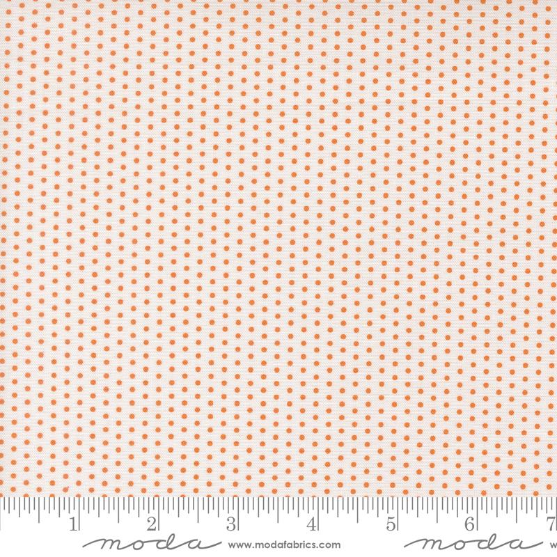 Fabric Moda Orange Snowgoose Bonbon Jar by the Quarter Yard 18285-11