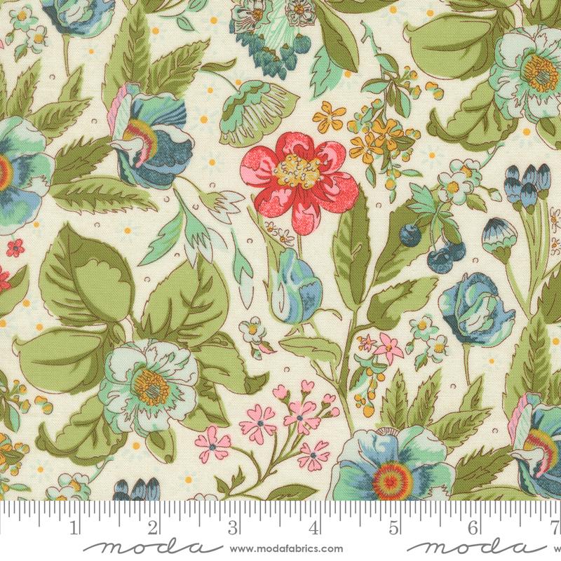 Fabric Moda Cream Islay Sorrel by the Quarter Yard 30790-11