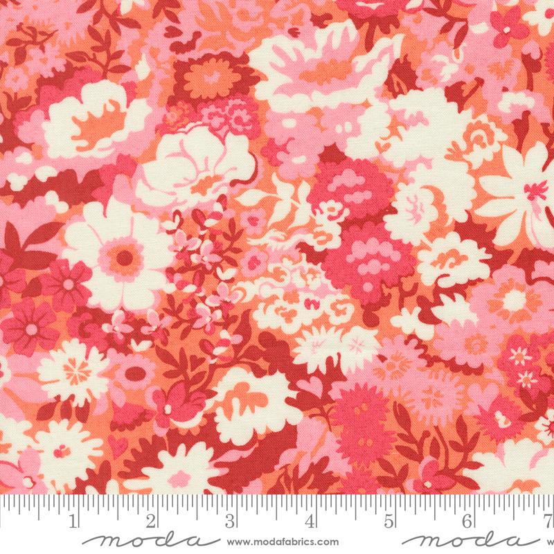 Fabric Moda Paradise Pink Elowen Sorrel by the Quarter Yard 30791-20