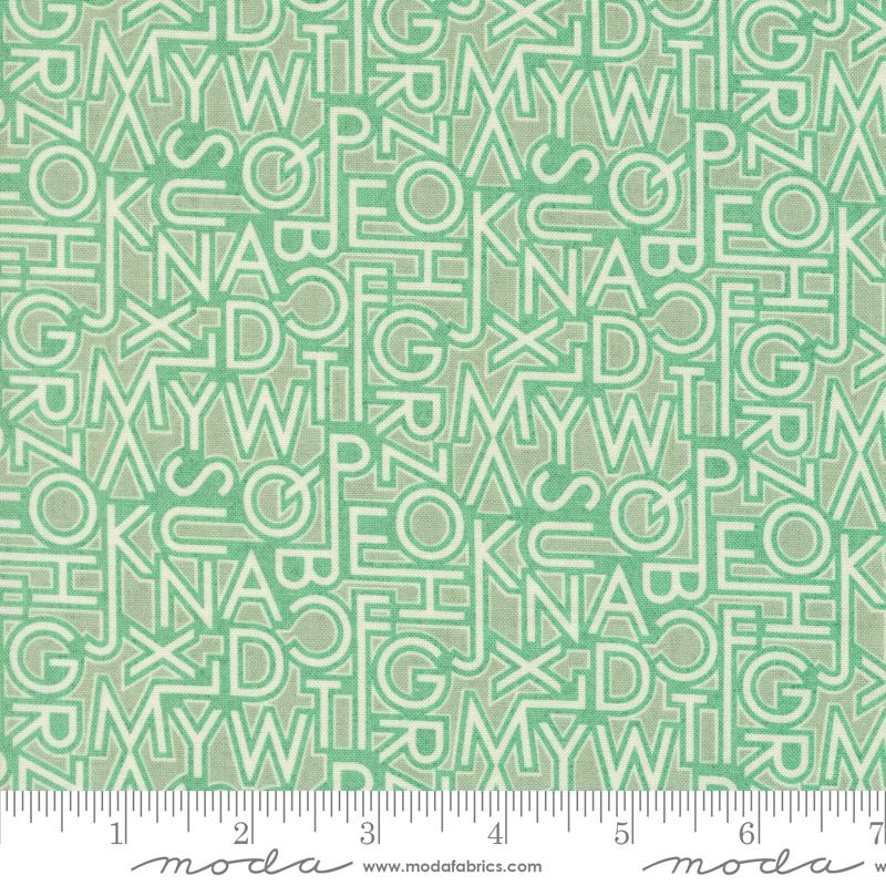 Fabric Moda Aqua Brisa Sorrel by the Quarter Yard 30795-12