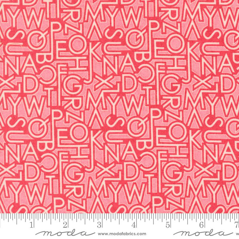 Fabric Moda Paradise Pink Brisa Sorrel by the Quarter Yard 30795-16