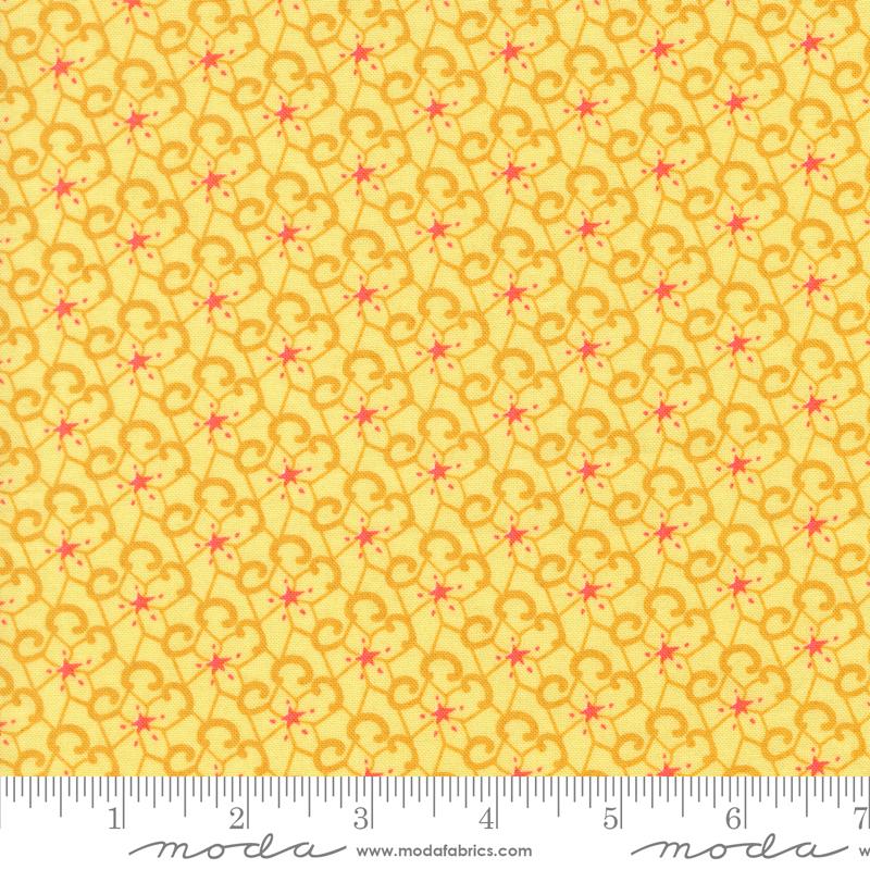 Fabric Moda Lemon Drop Mistral Sorrel by the Quarter Yard 30796-14