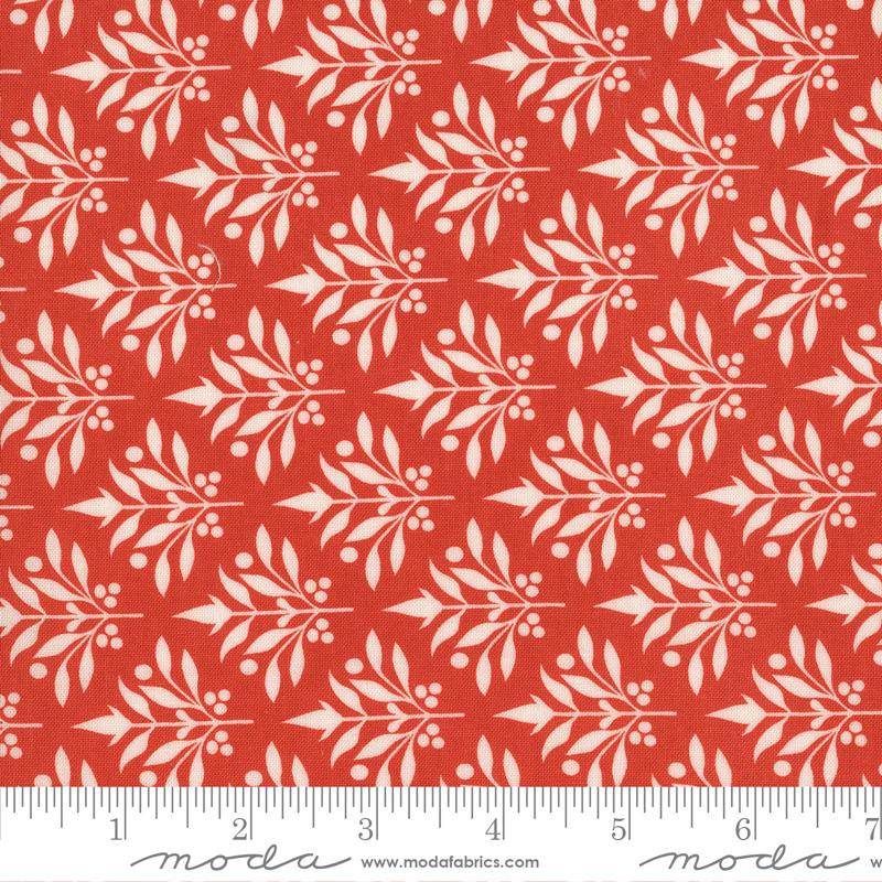 Fabric Moda Pomegranate Wallpaper Larkspur and Linen by the Quarter Yard 35452-23