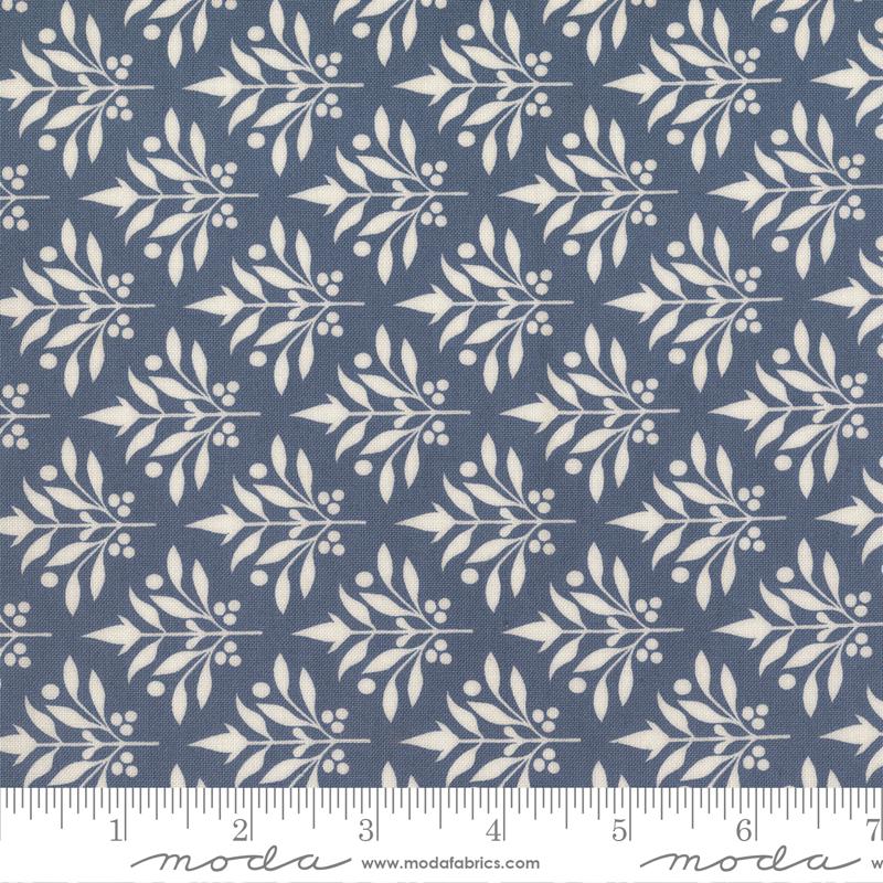 Fabric Moda Cornflower Wallpaper Larkspur and Linen by the Quarter Yard 35452-27