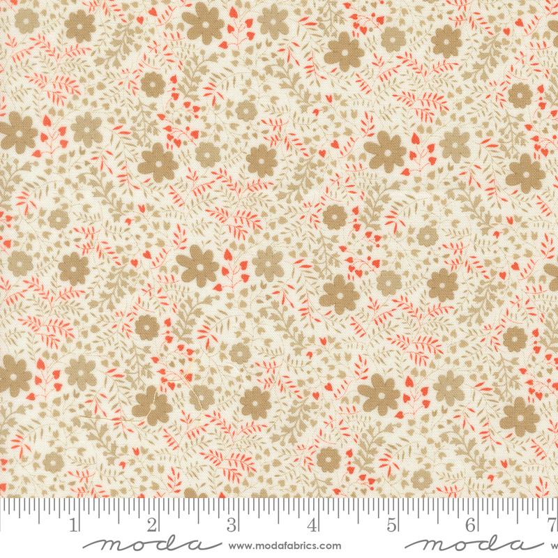 Fabric Moda Daisy Summers Meadow Larkspur and Linen by the Quarter Yard 35454-11