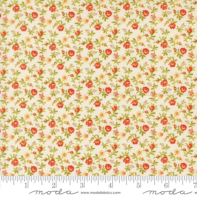 Fabric Moda Daisy Petticoat Larkspur and Linen by the Quarter Yard 35455-11