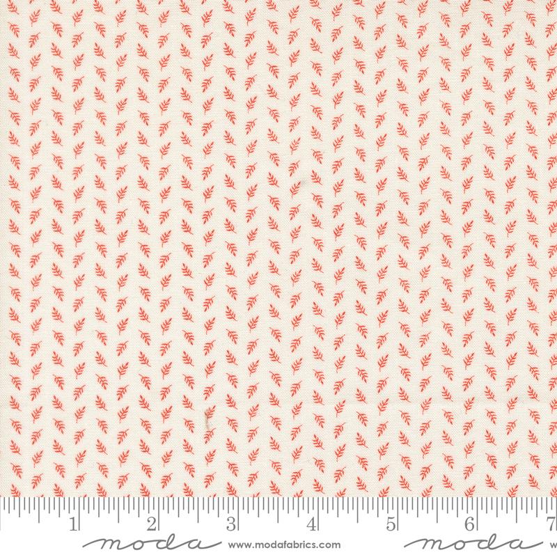 Fabric Moda Daisy Pomegranate Tiny Twigs Larkspur and Linen by the Quarter Yard 35458-11