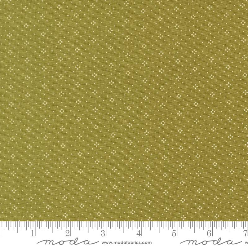 Fabric Moda Moss Eyelet Larkspur and Linen by the Quarter Yard 20488-138