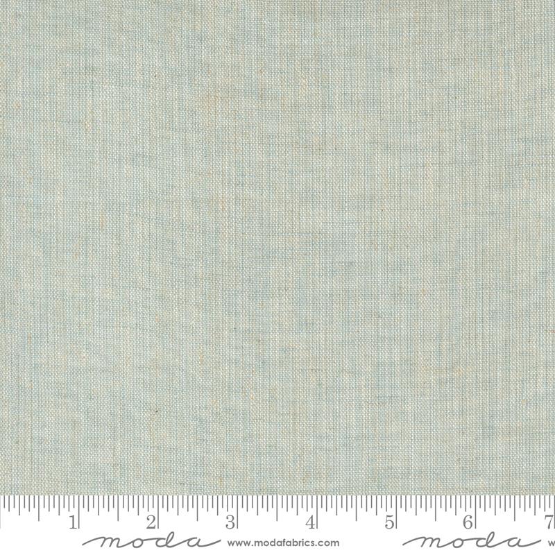 Fabric Moda Sky Solid in Linen Larkspur Linen Wovens by the Quarter Yard 12226-20