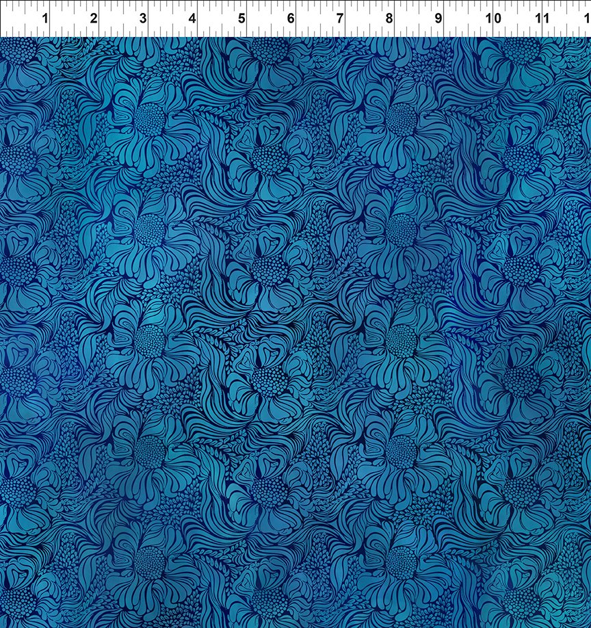 Fabric In The Beginning Blue Lush Dear Clara by the Quarter Yard 9DCL-2