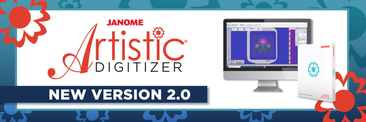 Janome Artistic Digitizer Version 2.0 Embroidery Software