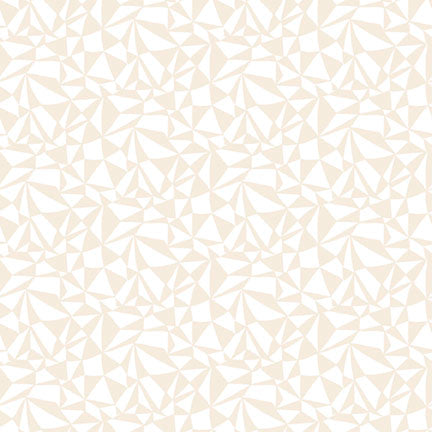 Fabric P&B Ecru Faceted Geometric A Mother's Love by the Quarter Yard 6500-ECRU