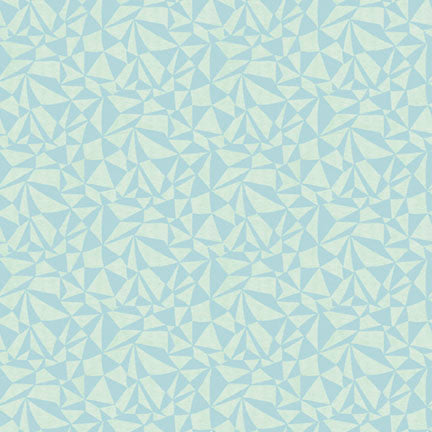 Fabric P&B Mint Faceted Geometric A Mother's Love by the Quarter Yard 6500-MINT