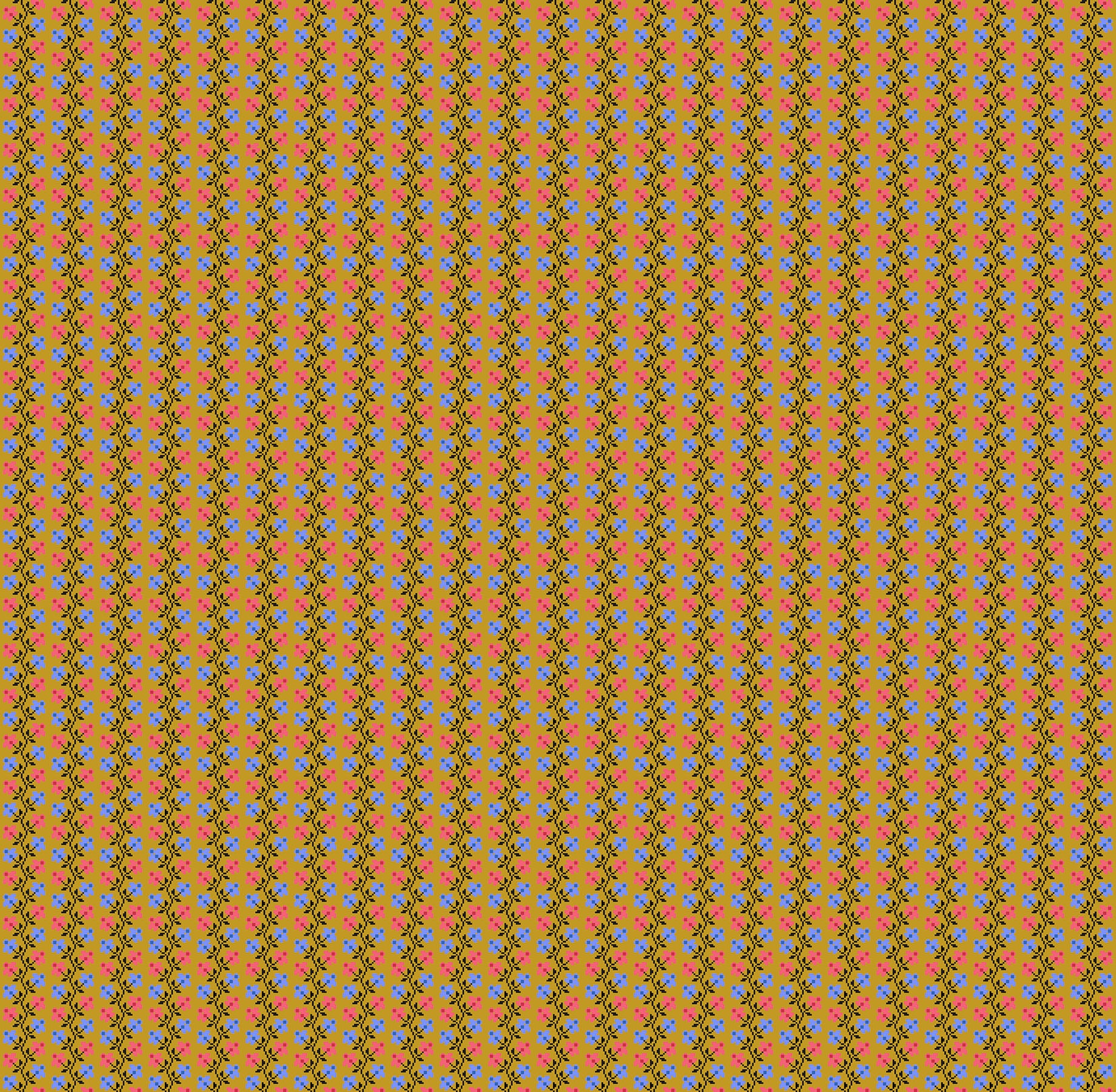 Fabric Anna Maria Butterscotch Offshoot Heiress by the Quarter Yard AMT1010-55L