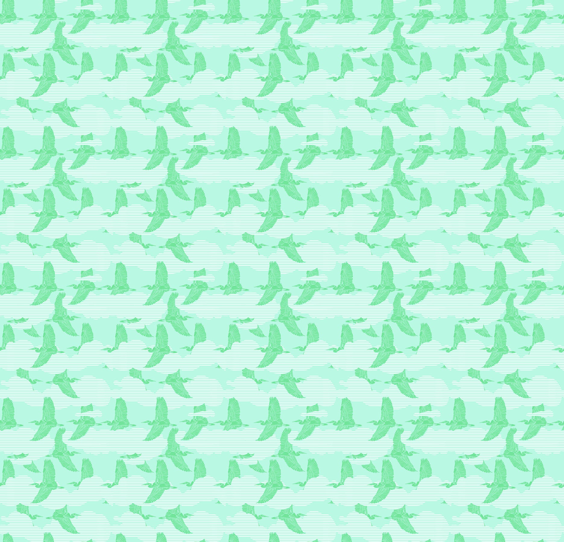 Fabric Anna Maria Water Sedge Mosaic Menagerie by the Quarter Yard AMT188-67V