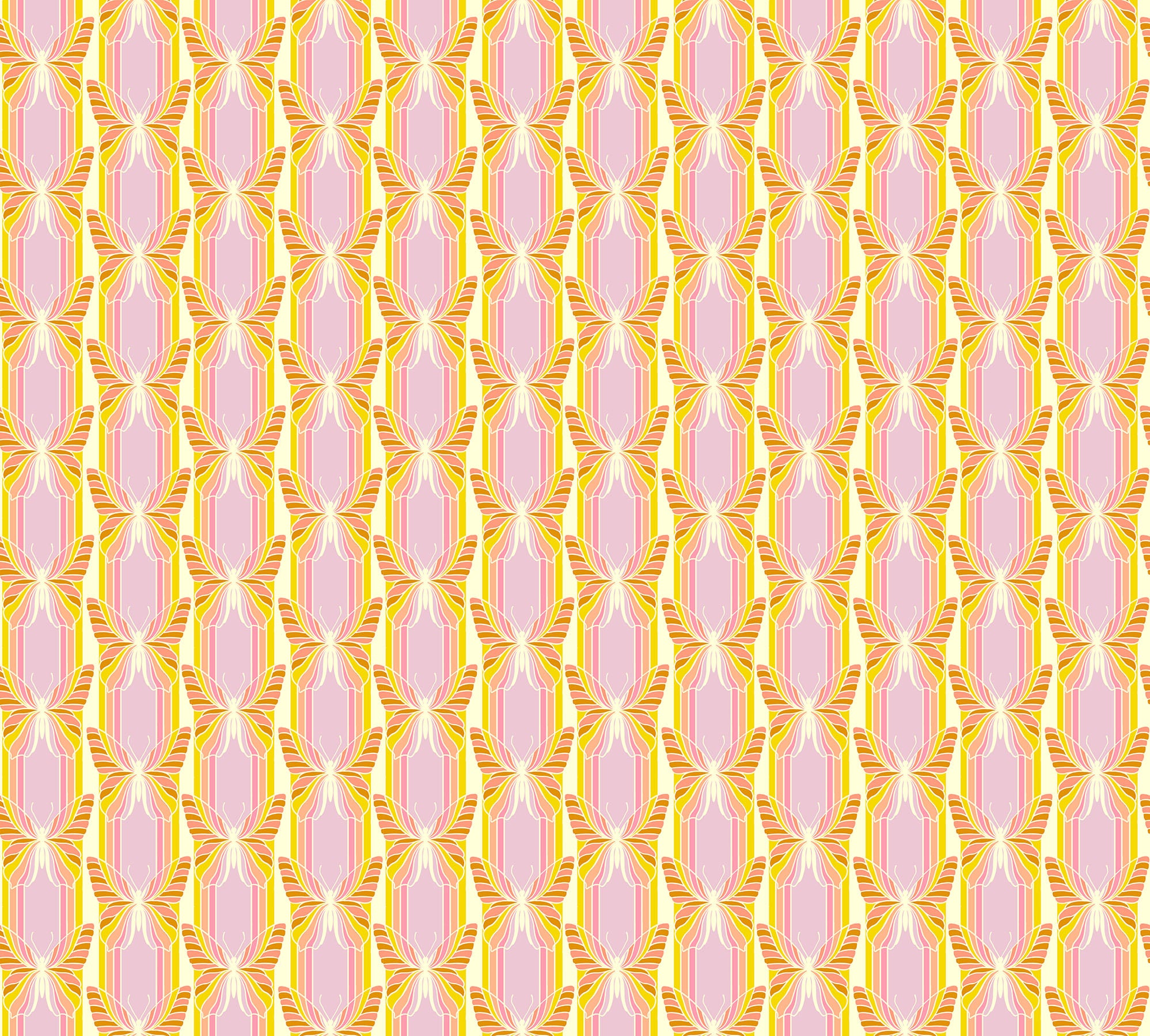 Fabric Anna Maria Sunset Hidden Mosaic Menagerie by the Quarter Yard AMT189-52C