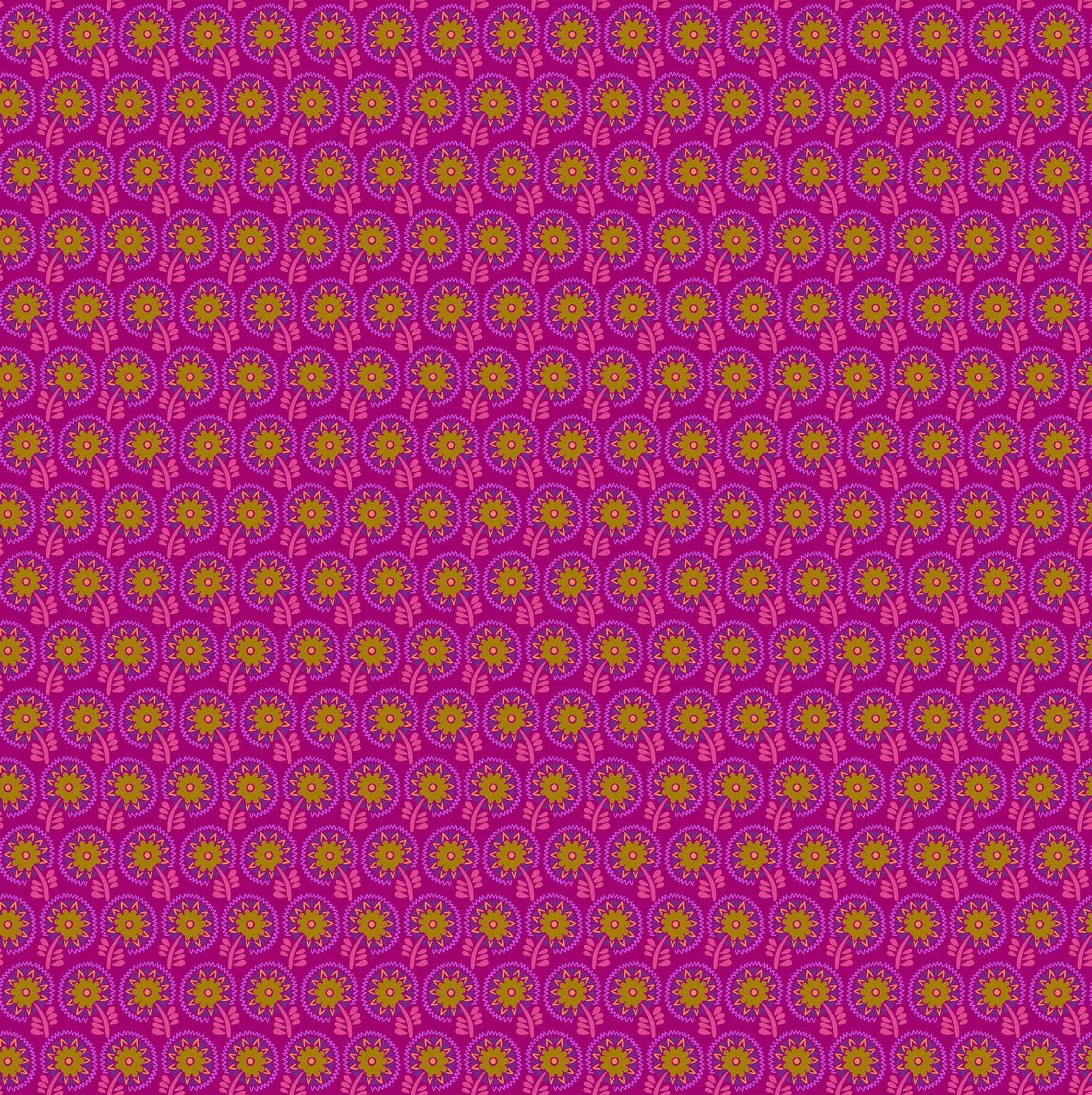 Fabric Anna Maria Magenta Dancers Sunseekers by the Quarter Yard AMT193-84L