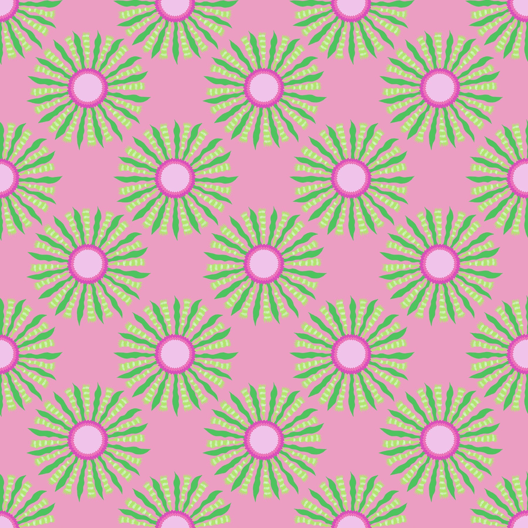 Fabric Anna Maria Bubblegum Ribbon Rays Sunseekers by the Quarter Yard AMT196-20C