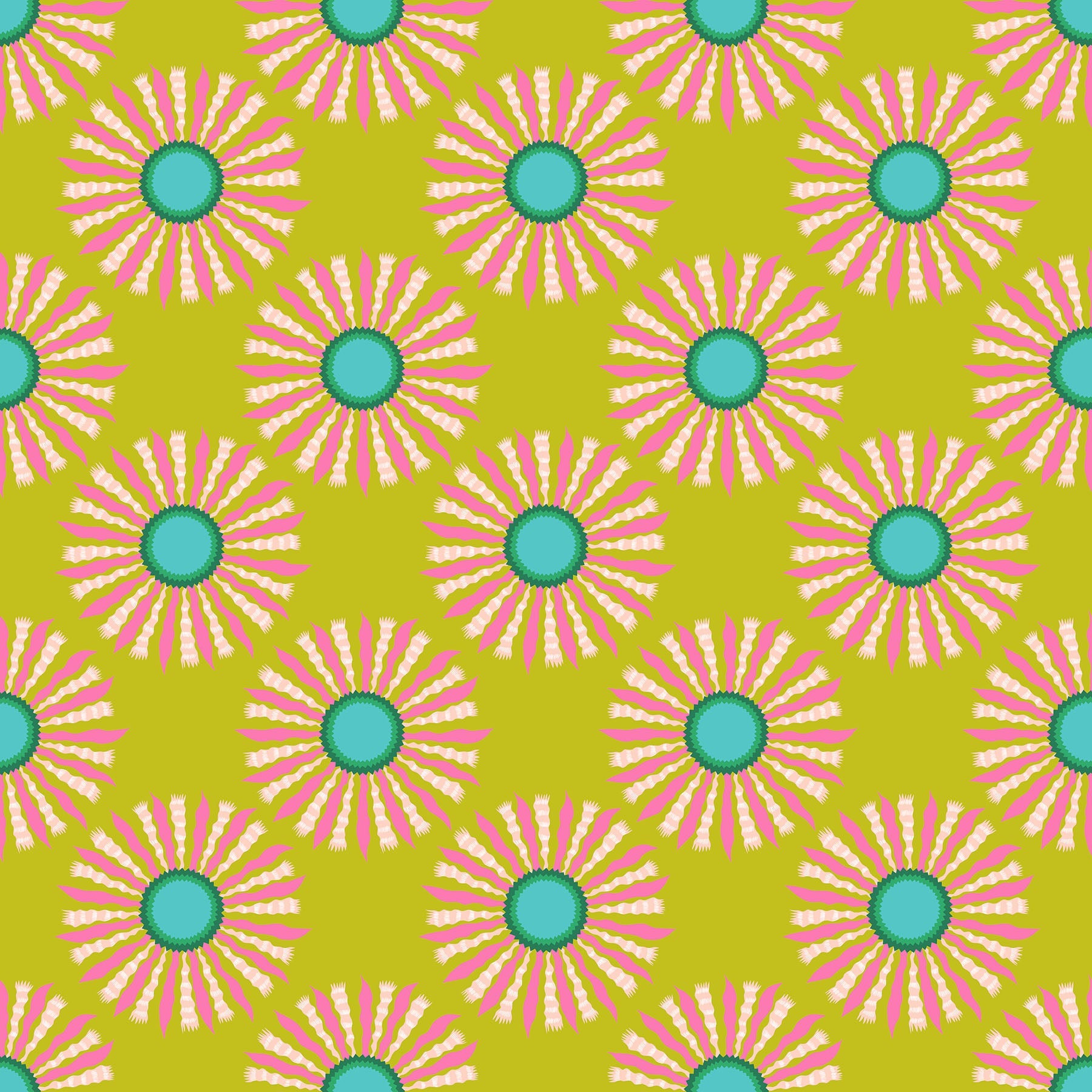 Fabric Anna Maria Guava Ribbon Rays Sunseekers by the Quarter Yard AMT196-72L